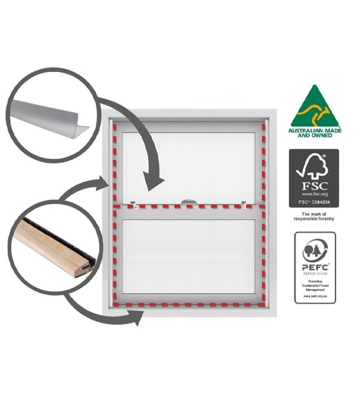 Seal a Window - ecomaster Draught Proofing-min Doorkit ecoMaster