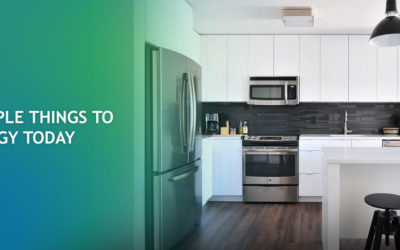 3 Simple Things to Save Energy Today