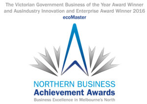 Northern Business Achievement Award Logo - blue and silver - Business Excellence in Melbourne's North Award Winners with Retrofit Solutions