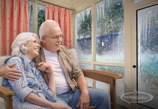 Senior Couple in living Room