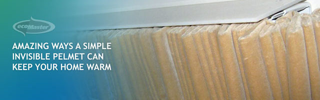 invisible pelmets placed on top of curtain rails