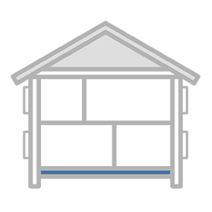 home underfloor insulation blue EcoMaster