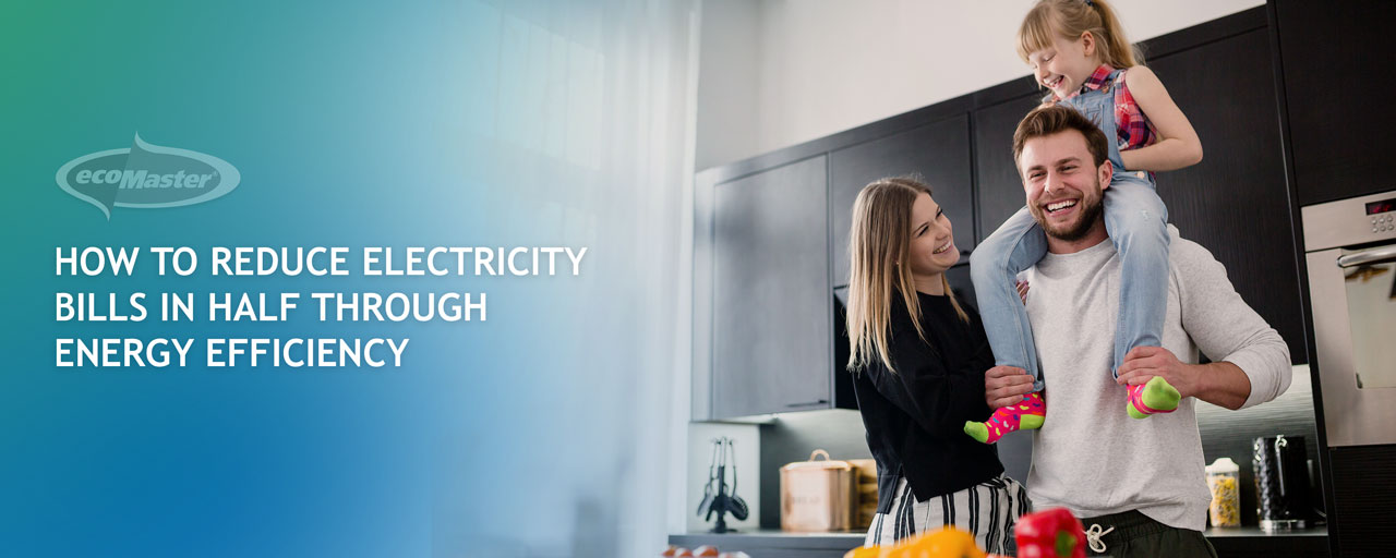 Reduce Electricity Bills in Half Through Energy Efficiency EcoMaster