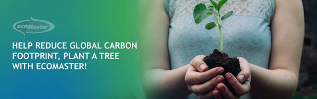 Reduce Global Carbon Footprint. Plant A Tree with ecoMaster