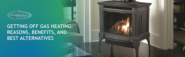 gas stove in the corner of a living room