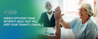 an old man smiling and an old woman giving a high five to another lady 