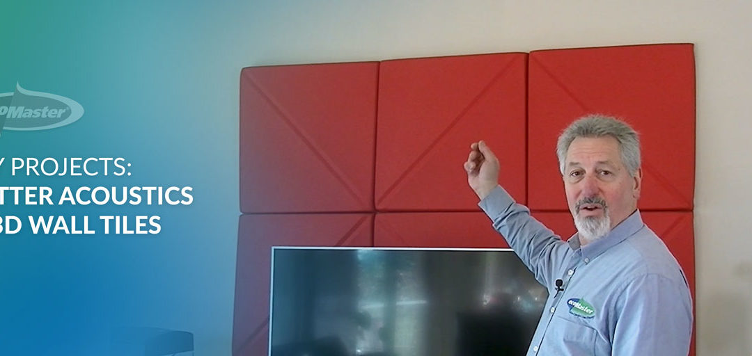 DIY Projects:  Better Acoustics – 3D Wall Tiles