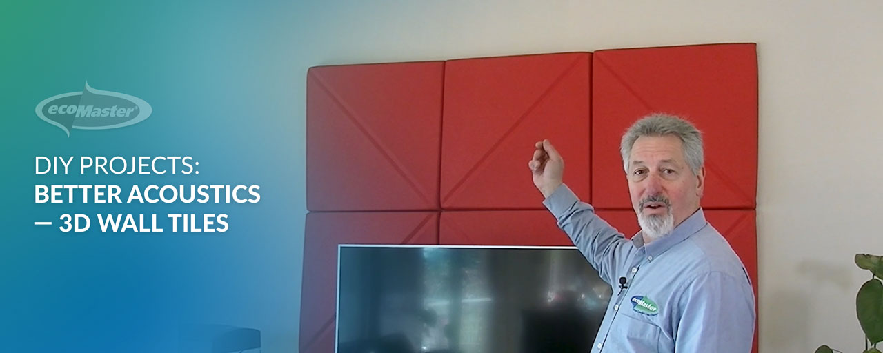 DIY Projects:  Better Acoustics – 3D Wall Tiles