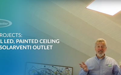 DIY Projects: Panel LED & Painted Ceiling & Solarventi Outlet