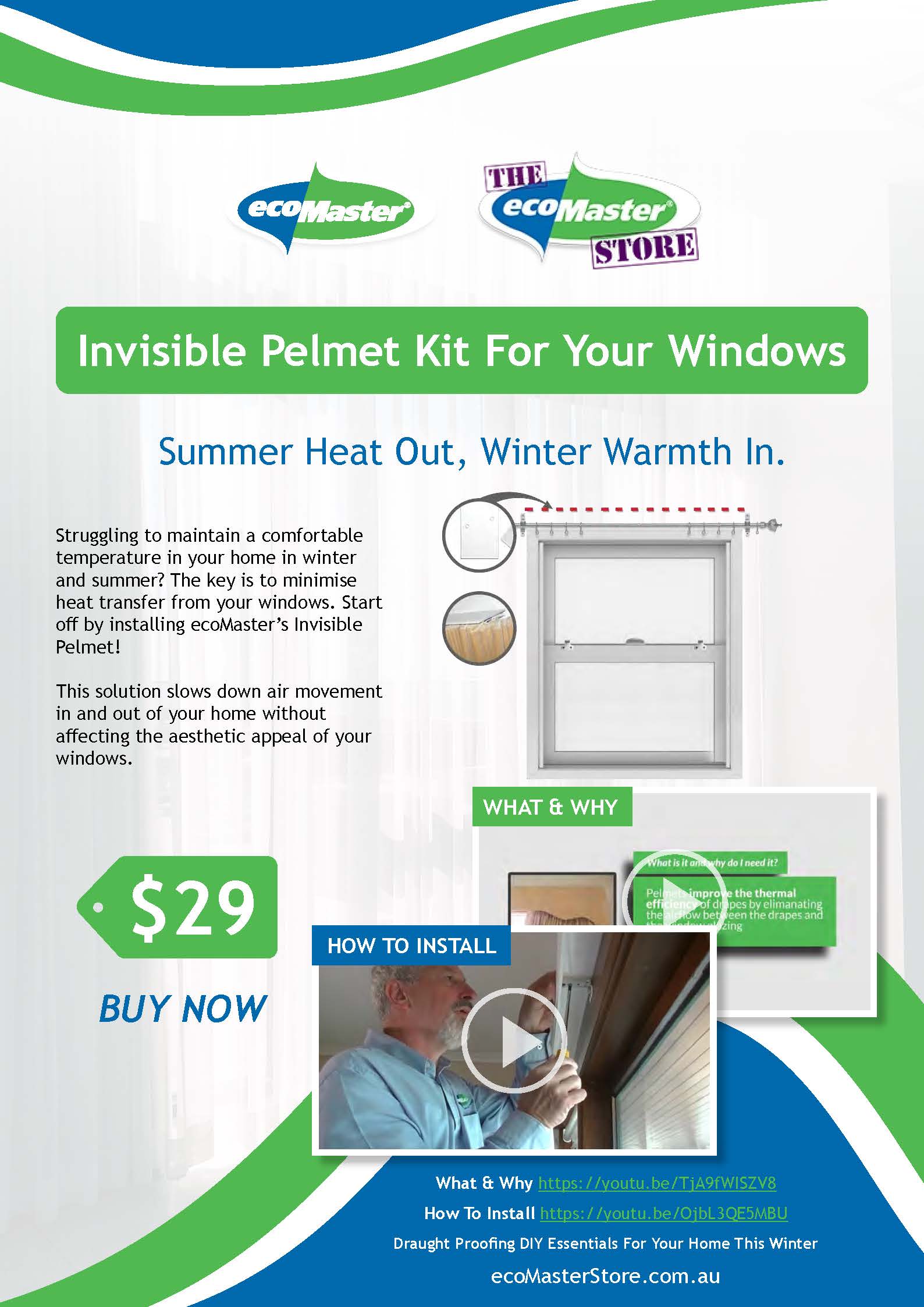 Invisible Pelmets Kit