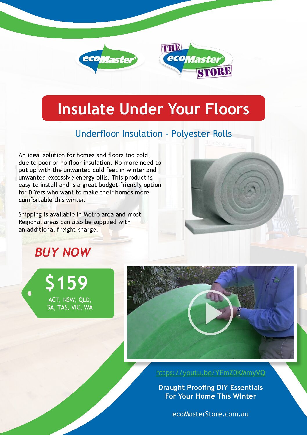 Insulate Under Your Floors