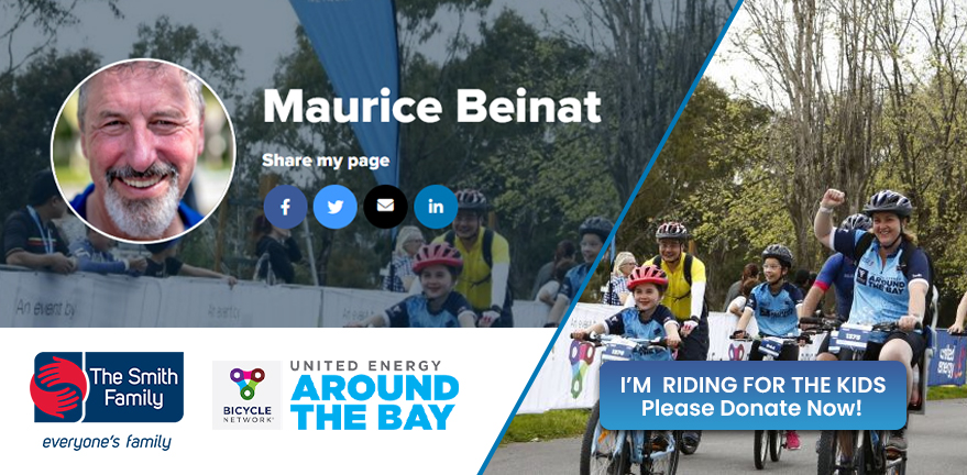 Riding around the Bay – I’m Riding for the Kids