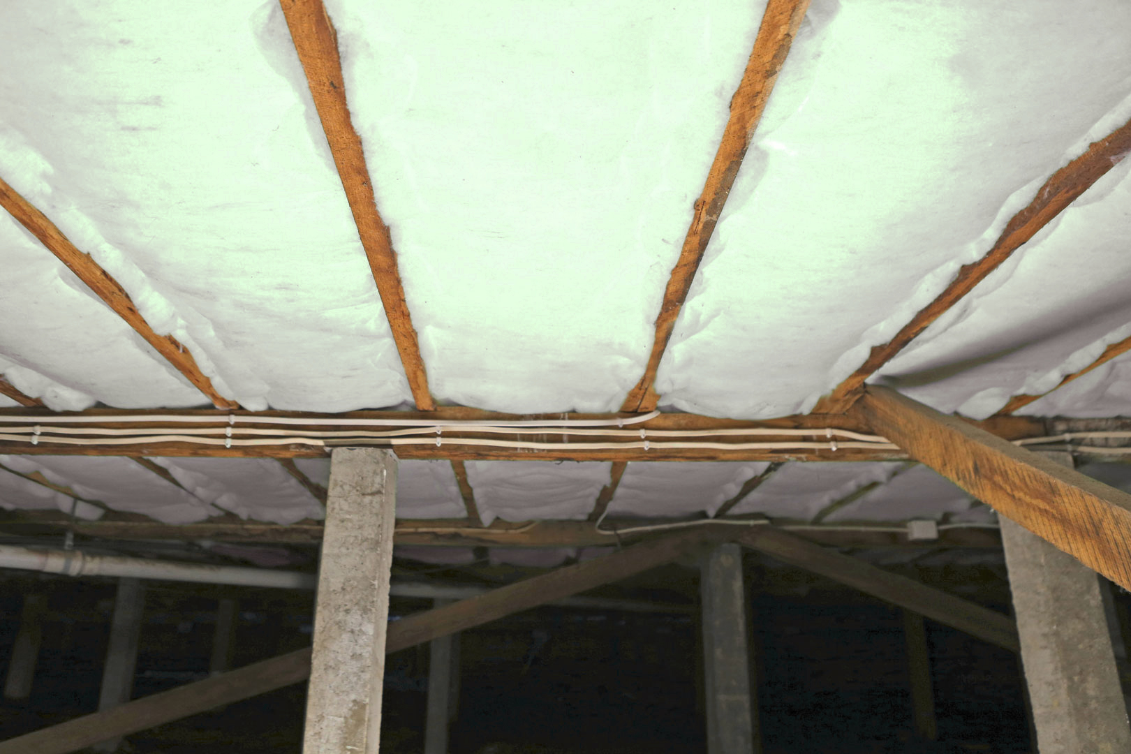 ecoMaster Underfloor Insulation Insulation Installed from below EcoMaster