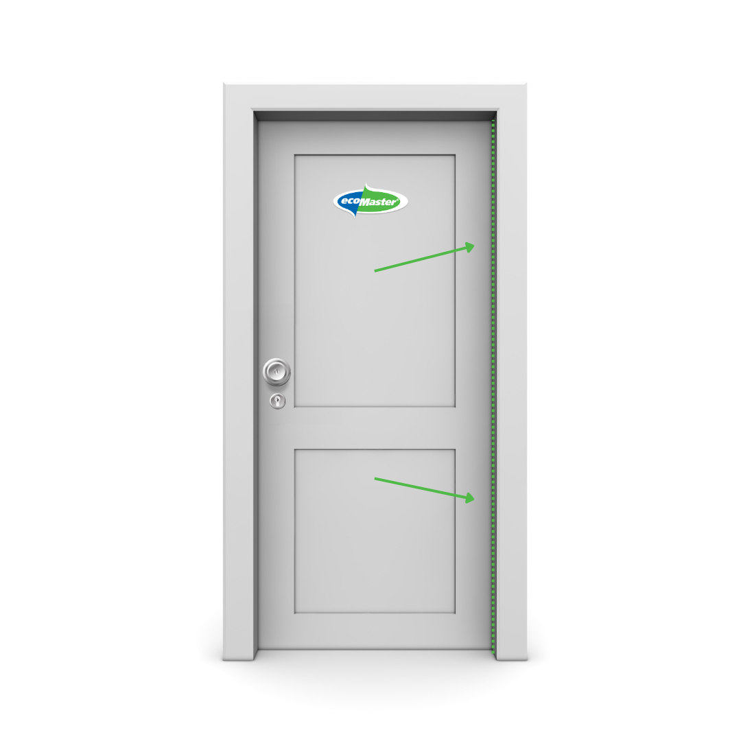ecoMaster How to Measure Your Door Gaps Before Buying a Door Seal hinge side EcoMaster