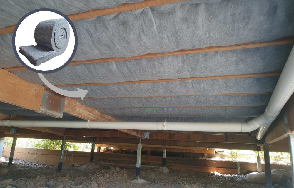 Polyester Underfloor Insulation 1 EcoMaster